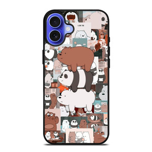 WE BARE BEARS COLLAGE iPhone 16 Case Cover WE BARE BEARS COLLAGE iPhone 16 Case Cover