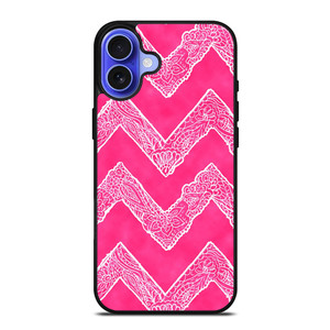 WHITE FLORAL PAISLEY CHEVRON PATTERN iPhone 16 Case Cover WHITE FLORAL PAISLEY CHEVRON PATTERN iPhone 16 Case Cover
