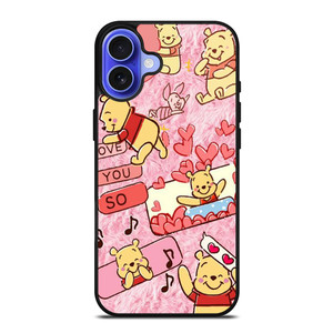WINNIE THE POOH CUTE CARTOON iPhone 16 Case Cover WINNIE THE POOH CUTE CARTOON iPhone 16 Case Cover