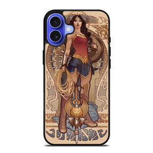 WONDER WOMAN DIANA ART iPhone 16 Case Cover WONDER WOMAN DIANA ART iPhone 16 Case Cover
