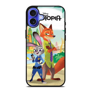 ZOOTOPIA JUDY AND NICK Disney iPhone 16 Case Cover ZOOTOPIA JUDY AND NICK Disney iPhone 16 Case Cover