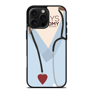 GREY'S ANATOMY HEARTBEAT iPhone 16 Pro Max Case Cover GREY'S ANATOMY HEARTBEAT iPhone 16 Pro Max Case Cover