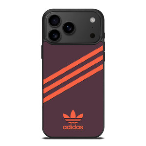 ADIDAS ORIGINALS STRIPES PURPLE ORANGE iPhone 17 Pro Max Case Cover ADIDAS ORIGINALS STRIPES PURPLE ORANGE iPhone 17 Pro Max Case Cover