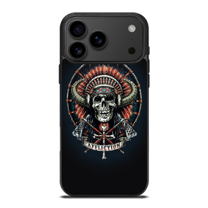 AFFLICTION INDIAN SKULL iPhone 17 Pro Max Case Cover AFFLICTION INDIAN SKULL iPhone 17 Pro Max Case Cover