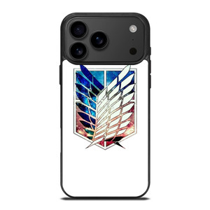ATTACK ON TITAN ANIME LOGO NEBULA iPhone 17 Pro Max Case Cover ATTACK ON TITAN ANIME LOGO NEBULA iPhone 17 Pro Max Case Cover
