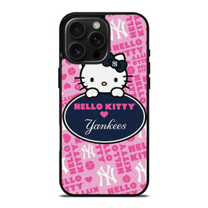 HELLO KITTY NEW YORK YANKEES iPhone 16 Pro Max Case Cover HELLO KITTY NEW YORK YANKEES iPhone 16 Pro Max Case Cover