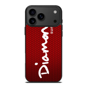 DIAMOND SUPPLY CO RED CARBON iPhone 17 Pro Max Case Cover