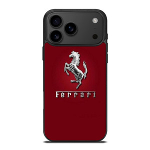 FERRARI LOGO SILVER EMBLEM iPhone 17 Pro Max Case Cover FERRARI LOGO SILVER EMBLEM iPhone 17 Pro Max Case Cover