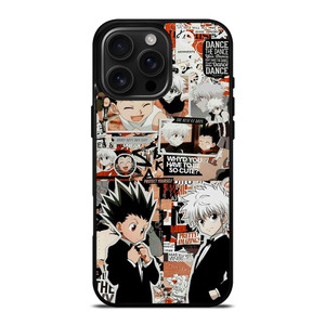 HUNTER X HUNTER GON AND KILLUA COLLAGE iPhone 16 Pro Max Case Cover HUNTER X HUNTER GON AND KILLUA COLLAGE iPhone 16 Pro Max Case Cover