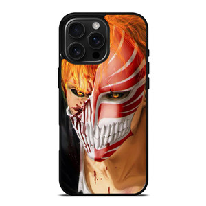 ICHIGO KUROSAKI FACE BLEACH ANIME iPhone 16 Pro Max Case Cover ICHIGO KUROSAKI FACE BLEACH ANIME iPhone 16 Pro Max Case Cover