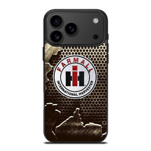 INTERNATIONAL HARVESTER FARMALL METAL LOGO iPhone 17 Pro Max Case Cover INTERNATIONAL HARVESTER FARMALL METAL LOGO iPhone 17 Pro Max Case Cover