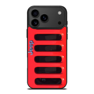JEEP RED iPhone 17 Pro Max Case Cover JEEP RED iPhone 17 Pro Max Case Cover
