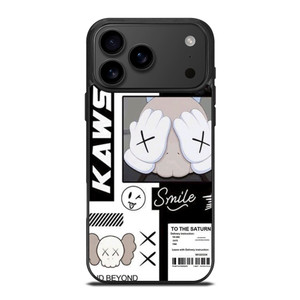 KAWS ICON SMILE iPhone 17 Pro Max Case Cover KAWS ICON SMILE iPhone 17 Pro Max Case Cover