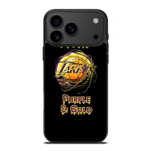 LA LAKERS NBA PURPLE AND GOLD iPhone 17 Pro Max Case Cover LA LAKERS NBA PURPLE AND GOLD iPhone 17 Pro Max Case Cover