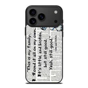 LILO AND STITCH QUOTES Disney iPhone 17 Pro Max Case Cover LILO AND STITCH QUOTES Disney iPhone 17 Pro Max Case Cover