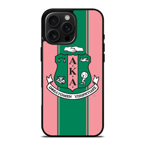 AKA PINK AND GREEN LOGO iPhone 16 Pro Max Case Cover AKA PINK AND GREEN LOGO iPhone 16 Pro Max Case Cover
