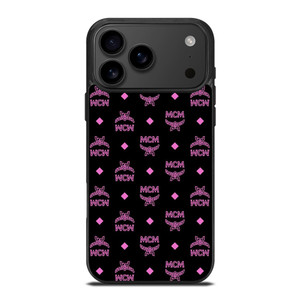 MCM WORLD LOGO BLACK PINK ICON iPhone 17 Pro Max Case Cover MCM WORLD LOGO BLACK PINK ICON iPhone 17 Pro Max Case Cover