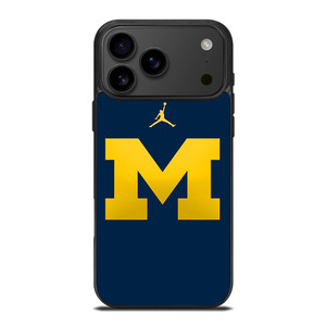 MICHIGAN WOLVERINES AIR JORDAN LOGO FOOTBALL iPhone 17 Pro Max Case Cover MICHIGAN WOLVERINES AIR JORDAN LOGO FOOTBALL iPhone 17 Pro Max Case Cover