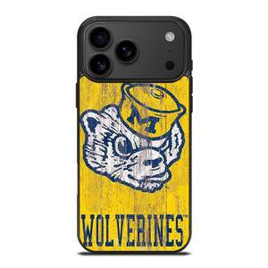 MICHIGAN WOLVERINES FOOTBALL UNIVERSITY ICON iPhone 17 Pro Max Case Cover
