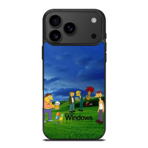 MICROSOFT WINDOWS THE SIMPSONS iPhone 17 Pro Max Case Cover MICROSOFT WINDOWS THE SIMPSONS iPhone 17 Pro Max Case Cover
