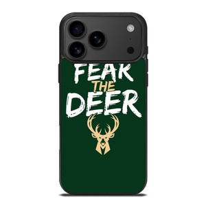 MILWAUKEE BUCKS LOGO BASEBALL FEAR THE DEER iPhone 17 Pro Max Case Cover MILWAUKEE BUCKS LOGO BASEBALL FEAR THE DEER iPhone 17 Pro Max Case Cover
