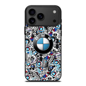 NEW BMW STICKER BOMB iPhone 17 Pro Max Case Cover NEW BMW STICKER BOMB iPhone 17 Pro Max Case Cover