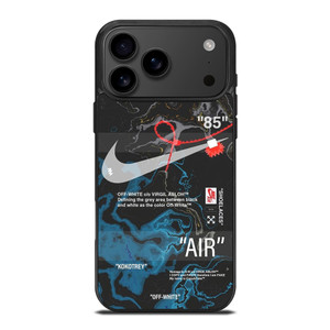 NIKE AIR JORDAN OFF WHITE BLACK MARBLE iPhone 17 Pro Max Case Cover NIKE AIR JORDAN OFF WHITE BLACK MARBLE iPhone 17 Pro Max Case Cover