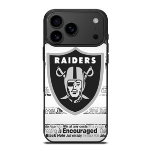 OAKLAND RAIDERS NFL iPhone 17 Pro Max Case Cover OAKLAND RAIDERS NFL iPhone 17 Pro Max Case Cover