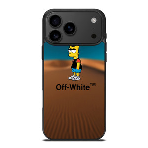 OFF WHITE BART SIMPSONS iPhone 17 Pro Max Case Cover OFF WHITE BART SIMPSONS iPhone 17 Pro Max Case Cover