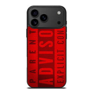PARENTAL ADVISORY EXPLICIT CONTENT CARBON iPhone 17 Pro Max Case Cover PARENTAL ADVISORY EXPLICIT CONTENT CARBON iPhone 17 Pro Max Case Cover