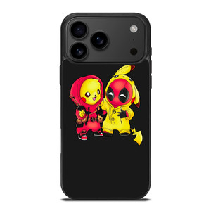 PIKACHU POKEMON AND DEADPOOL iPhone 17 Pro Max Case Cover PIKACHU POKEMON AND DEADPOOL iPhone 17 Pro Max Case Cover