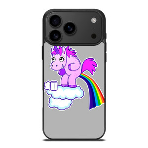 POOPING RAINBOW UNICORN iPhone 17 Pro Max Case Cover POOPING RAINBOW UNICORN iPhone 17 Pro Max Case Cover