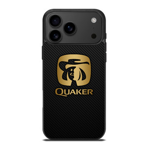 QUAKER OAT LOGO CARBON iPhone 17 Pro Max Case Cover QUAKER OAT LOGO CARBON iPhone 17 Pro Max Case Cover