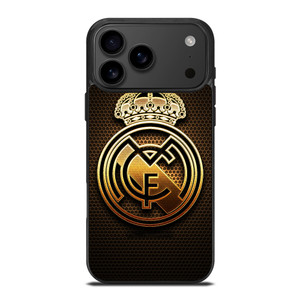 REAL MADRID FC GOLD iPhone 17 Pro Max Case Cover REAL MADRID FC GOLD iPhone 17 Pro Max Case Cover