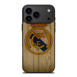 REAL MADRID FC WOODEN iPhone 17 Pro Max Case Cover REAL MADRID FC WOODEN iPhone 17 Pro Max Case Cover