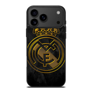 REAL MADRID GOLD iPhone 17 Pro Max Case Cover REAL MADRID GOLD iPhone 17 Pro Max Case Cover