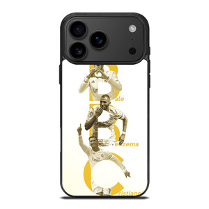 REAL MADRID TRIO BBC iPhone 17 Pro Max Case Cover REAL MADRID TRIO BBC iPhone 17 Pro Max Case Cover
