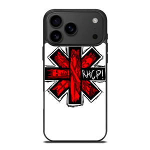 RED HOT CHILI PEPPERS LOGO WHITE iPhone 17 Pro Max Case Cover RED HOT CHILI PEPPERS LOGO WHITE iPhone 17 Pro Max Case Cover