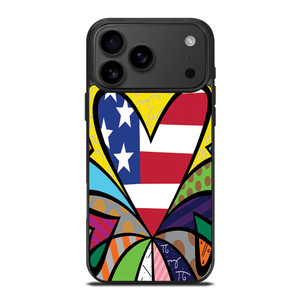 ROMERO BRITTO LOVE NEW 2 iPhone 17 Pro Max Case Cover