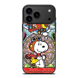 SNOOPY GLASS ART iPhone 17 Pro Max Case Cover SNOOPY GLASS ART iPhone 17 Pro Max Case Cover