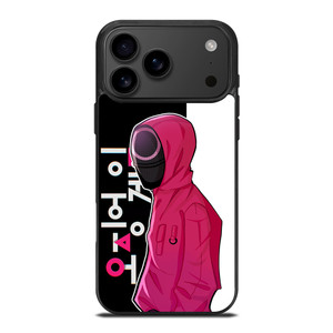 SQUID GAME GUARD CARTOON iPhone 17 Pro Max Case Cover SQUID GAME GUARD CARTOON iPhone 17 Pro Max Case Cover