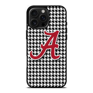 ALABAMA HOUNDSTOOTH CRIMSON TIDE iPhone 16 Pro Max Case Cover ALABAMA HOUNDSTOOTH CRIMSON TIDE iPhone 16 Pro Max Case Cover