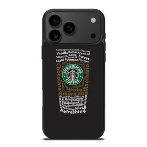 STARBUCKS COFFEE ART TYPOGRAPHY iPhone 17 Pro Max Case Cover STARBUCKS COFFEE ART TYPOGRAPHY iPhone 17 Pro Max Case Cover