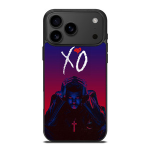THE WEEKND XO LOGO RED BLUE iPhone 17 Pro Max Case Cover THE WEEKND XO LOGO RED BLUE iPhone 17 Pro Max Case Cover