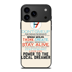 TWENTY ONE PILOTS TITLES iPhone 17 Pro Max Case Cover TWENTY ONE PILOTS TITLES iPhone 17 Pro Max Case Cover