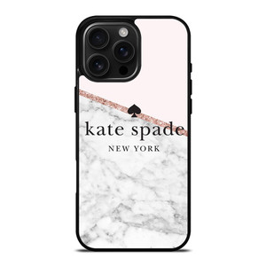 KATE SPADE NEW YORK LOGO MARBLE ICON iPhone 16 Pro Max Case Cover