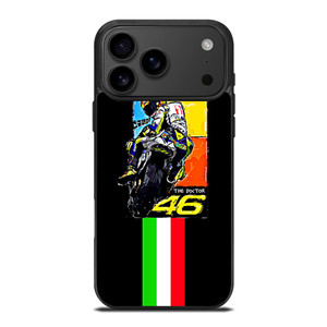 VALENTINO ROSSI THE DOCTOR 46 ITALY iPhone 17 Pro Max Case Cover VALENTINO ROSSI THE DOCTOR 46 ITALY iPhone 17 Pro Max Case Cover