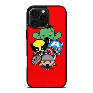 KAWAII CAPTAIN AMERICA HULK THOR WOLVERINE Marvel Avengers iPhone 16 Pro Max Case Cover KAWAII CAPTAIN AMERICA HULK THOR WOLVERINE Marvel Avengers iPhone 16 Pro Max Case Cover