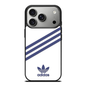 ADIDAS ORIGINALS STRIPES WHITE ROYAL BLUE iPhone 17 Pro Case Cover ADIDAS ORIGINALS STRIPES WHITE ROYAL BLUE iPhone 17 Pro Case Cover