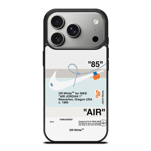 AIR JORDAN OFF WHITE NIKE SNEAKERS iPhone 17 Pro Case Cover AIR JORDAN OFF WHITE NIKE SNEAKERS iPhone 17 Pro Case Cover
